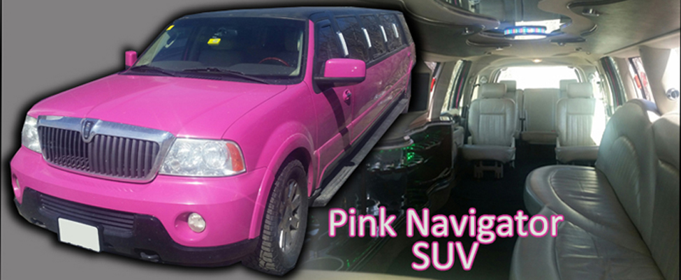 Pink Navigator SUV Limo