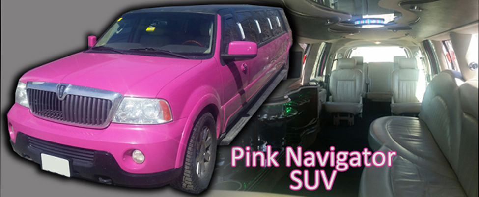 Pink Navigator SUV Limo