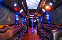 Book a Party Bus Limo with a Stripper Pole for a Bachelor Party